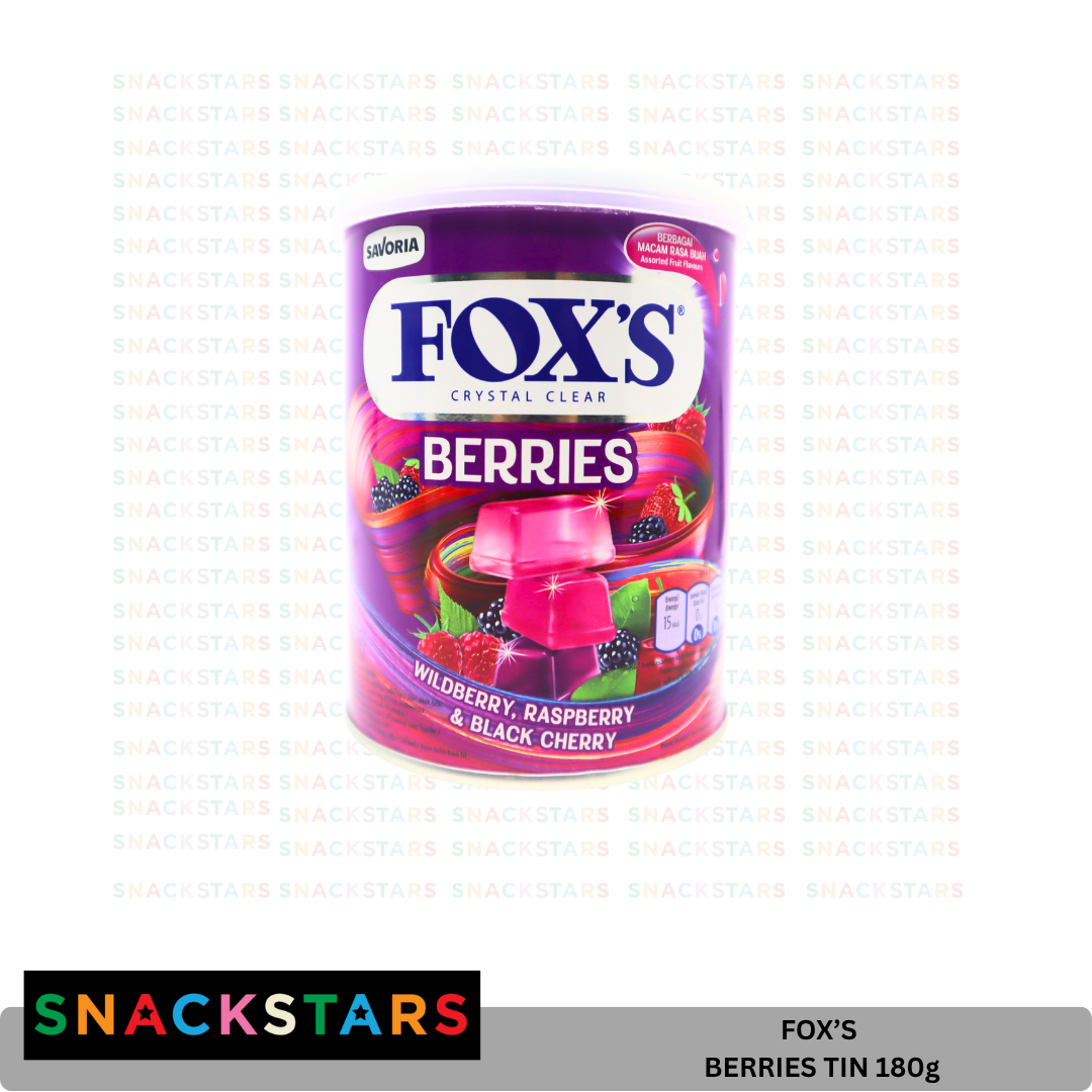 Fox's Crystal Clear Tin Can