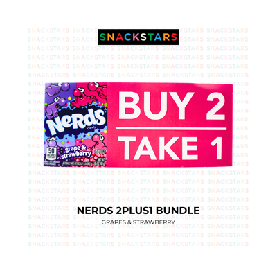 Nerds Grapes & Strawberry 2+1 Bundle