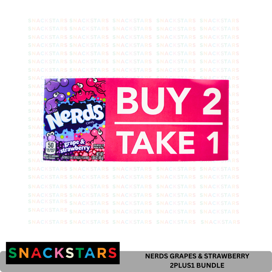 Nerds Grapes & Strawberry 2+1 Bundle